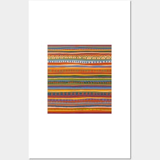 Pattern TRASMATTA, seamless and multicolored Posters and Art